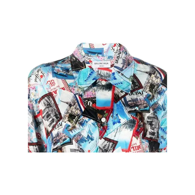 Balenciaga Shirts Women's Blue-4