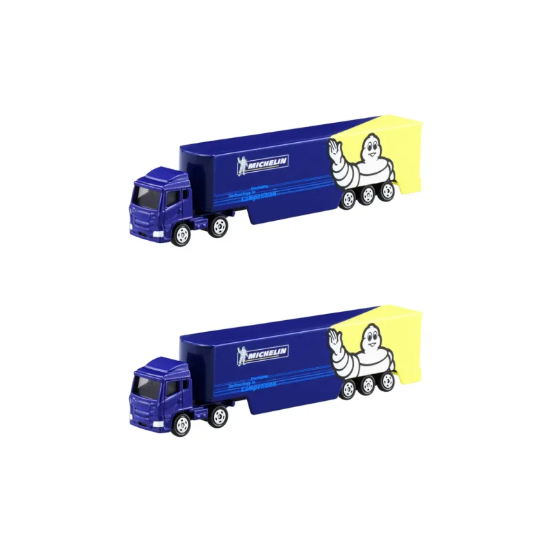 TAKARA TOMY Car Model Alloy Car Men's Toy Size 135 Long Michelin Transport Truck Assembled Models-2