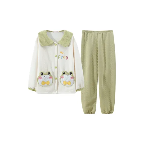 YUZHAOLIN Pajama Set Women's Green