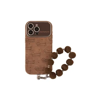 Cuttlefish Grid TPU Material Fun Maltese Flannelette Niche Phone Case Compatible With Apple 16/15/14/13/12/11
