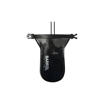BARREL PVC Shoulder Bag Unisex Black