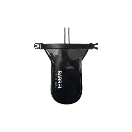 BARREL PVC Shoulder Bag Unisex Black