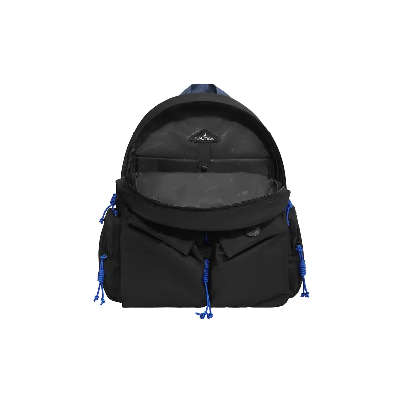 NAUTICA Nylon Backpack Regular Unisex Black-4