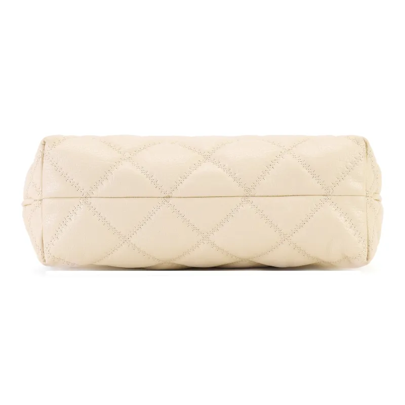 TORY BURCH Leather Shoulder Bag, Portable Crossbody Bag Mini Women's White-3