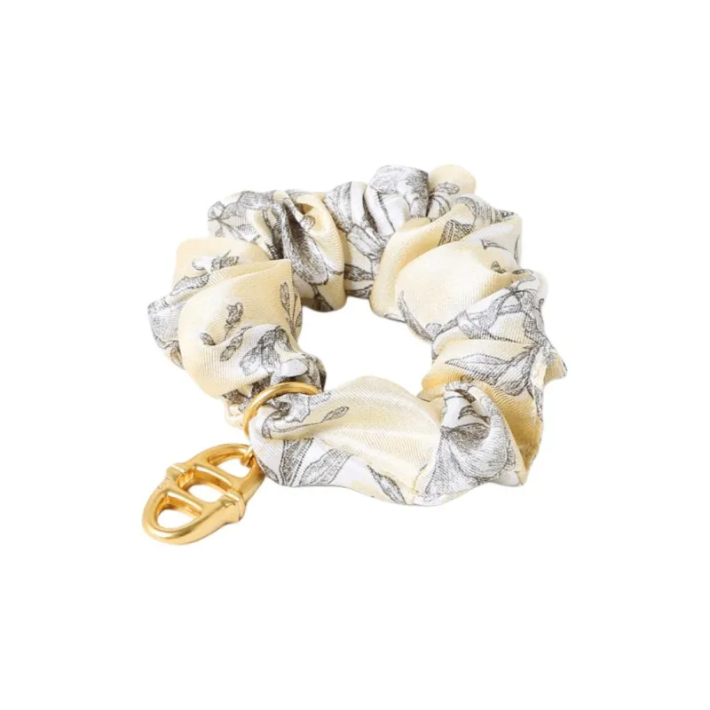 ATHE VANESSABRUNO Silk Hair Ties Women's Yellow-2