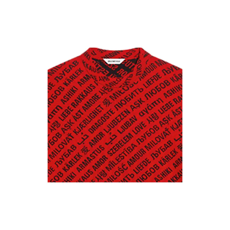 Balenciaga SS21 Sweater Women's Red-4