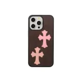 Brown Base with Pink & Pink