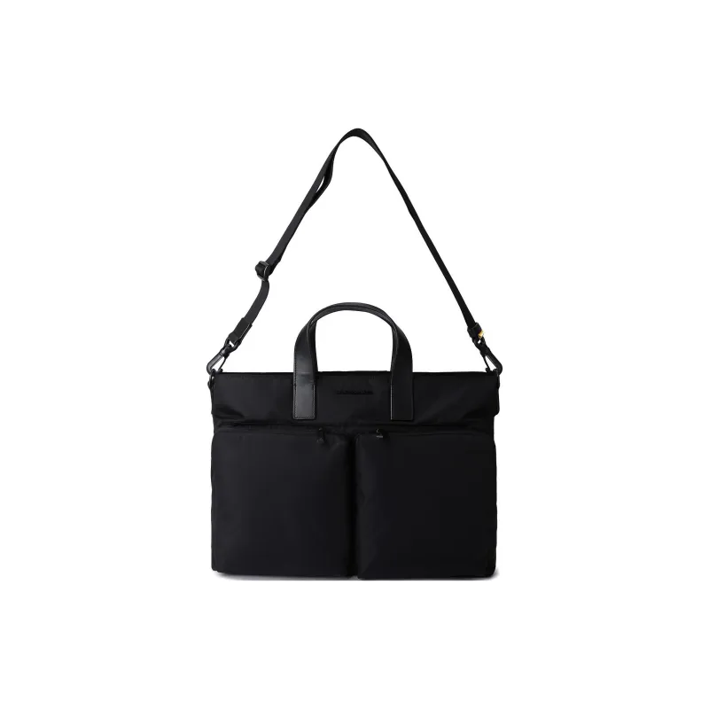 Mandarina Duck Nylon Shoulder Bag Crossbody Bag Handbag Briefcase Men's Black-1