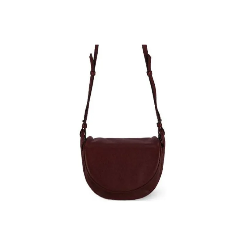 ALICE MARTHA Artificial Leather Crossbody Bag Shoulder Bag Regular Women's Burgundy Color-0