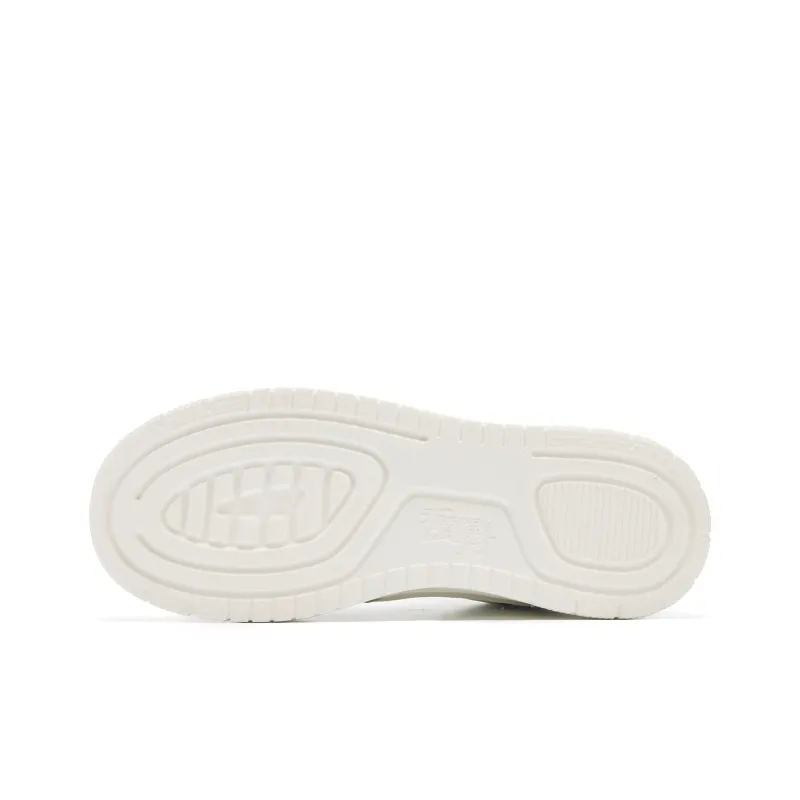QIAODAN Trendy And Popular Coverage Thermal Balance High Top Skateboard Shoes Men's Light Gray Ivory-4