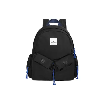 NAUTICA Nylon Backpack Regular Unisex Black