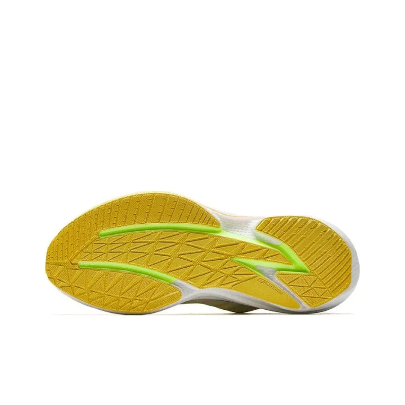 Anta Wear-Resistant Cushioning Rebound Low-Top Nitrogen Technology Casual Running Shoes Men's White Green Black-4