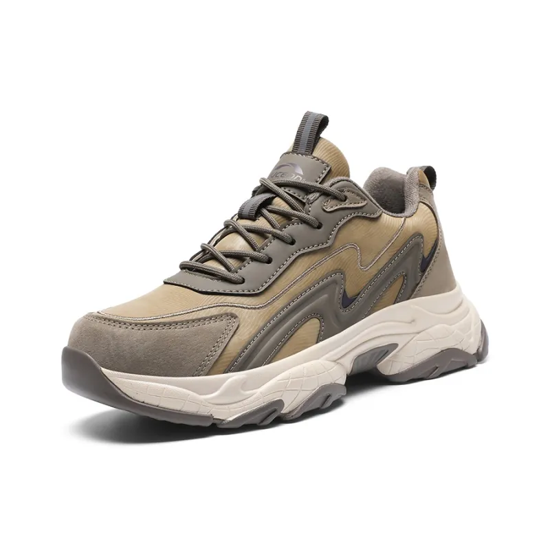 MUSNODO Warm Wear-Resistant Breathable Slip-Resistant Low-Top Chunky Sneakers Men's-32