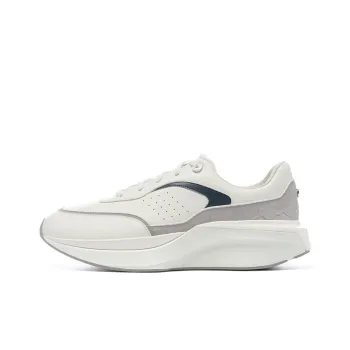 LI NING 1990 Rebound Lightweight Low Top Casual Shoes Men's White Gray