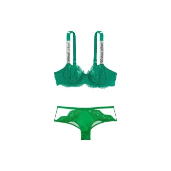 Victoria's Secret Underwear Set Women's Green Diamond