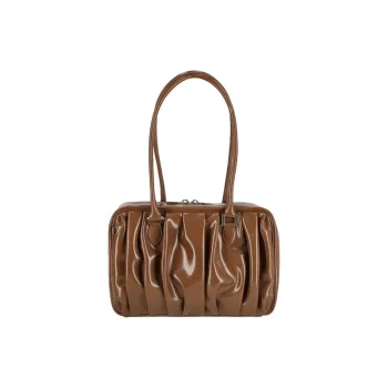 ALICE MARTHA Leather Handbag Women's Brown