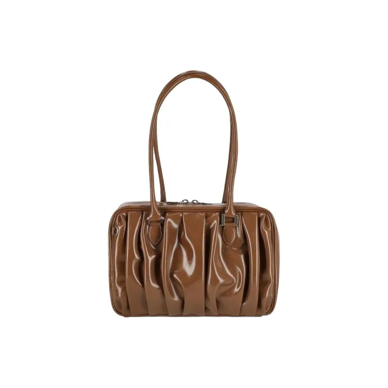ALICE MARTHA Leather Handbag Women's Brown-0
