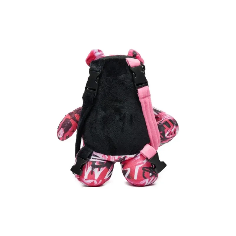 SPRAYGROUND Velour Backpack Mini Women's Pink-5