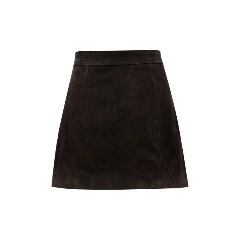 ONLY Leather Short Skirts Women's-3