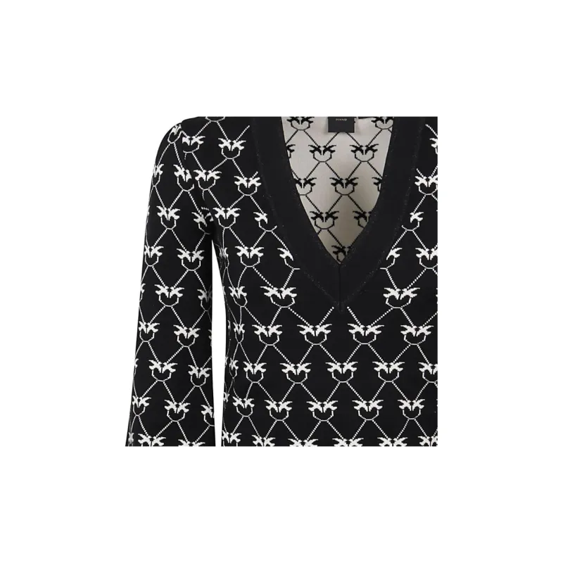 PINKO FW22 Sweater Women's Black-3