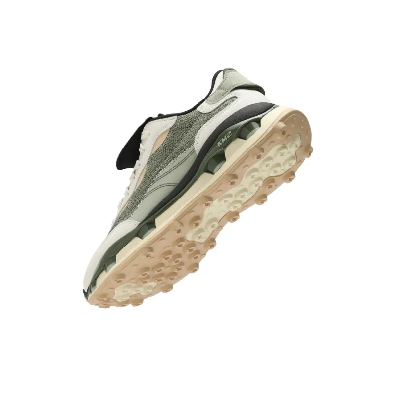 FILA KM2 Anti-Slip Wear-Resistant Low-Top Casual Shoes Men's Gray Green-4