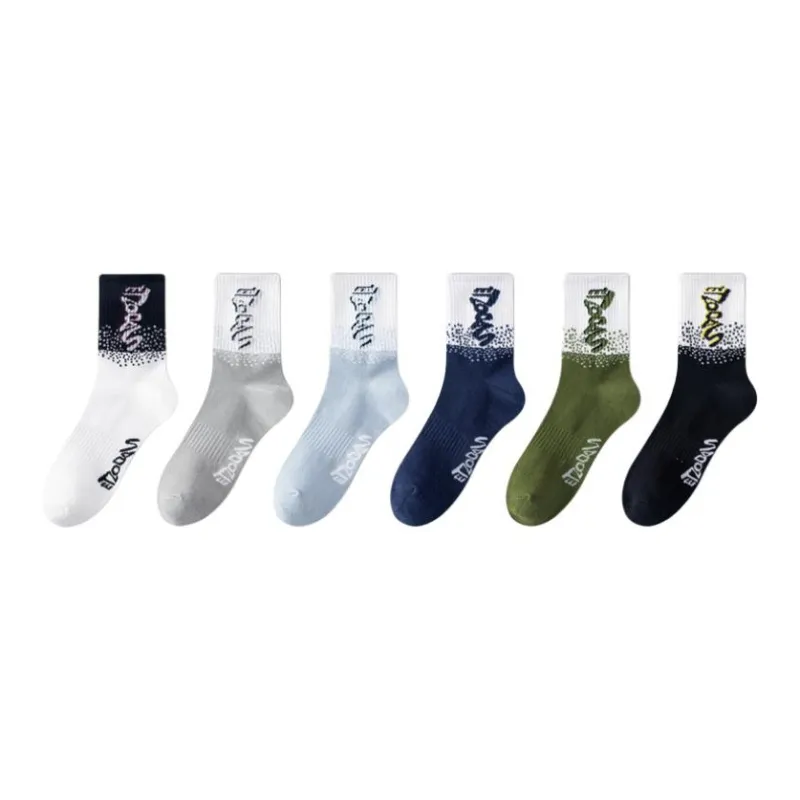 MIIOW Mid Calf Socks Unisex Combo Set-42