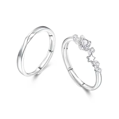 KOREET 925 Sterling Silver Ring For The Anniversary Of Love Gift Unisex