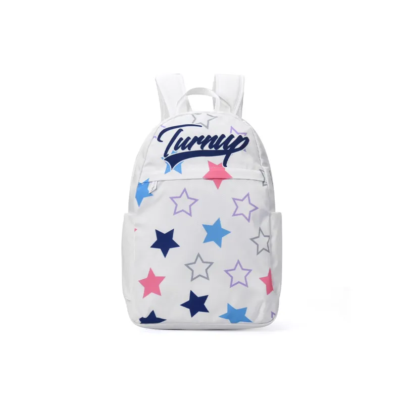 TURN UP Polyester Backpack Laptop Bag Regular Unisex White-0