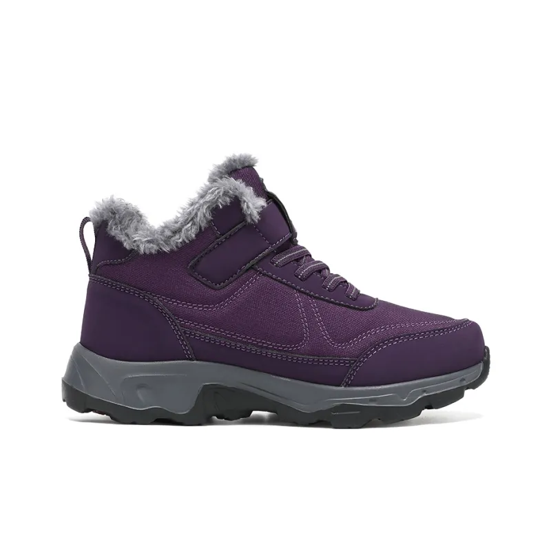 Recreation Slip-Resistant Breathable And Warm Mid-Top Casual Shoes Women's Purple-1