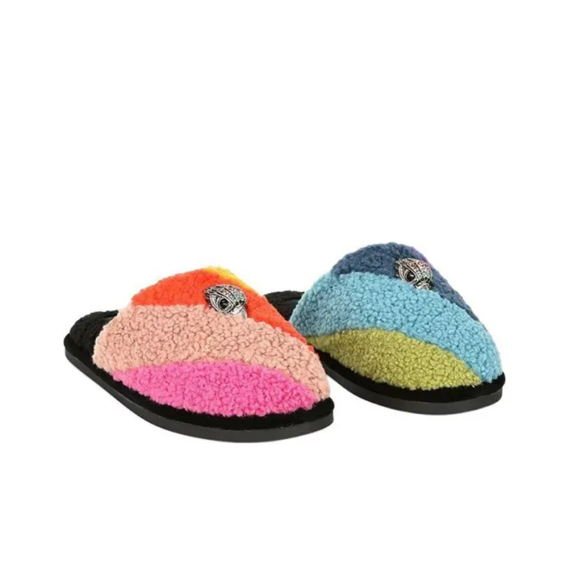 Kurt Geiger London Wrap-toe Slippers Women's Pink-2