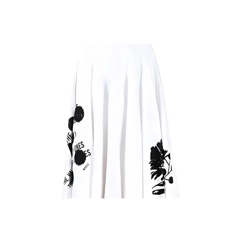 PRADA Casual Long Skirts Women's White-2