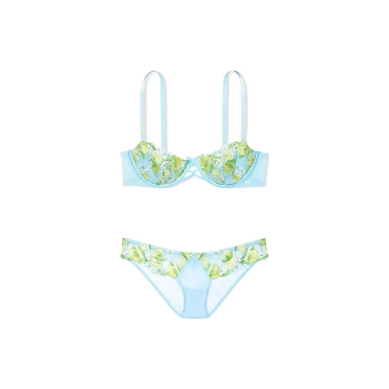 Victoria's Secret Underwear Set Women's Light Blue-0