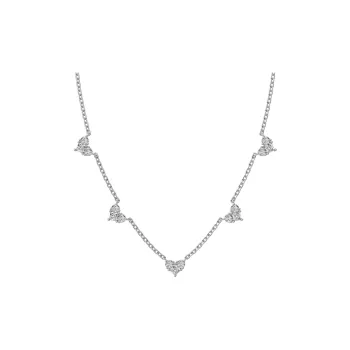 KAILEIFU S925 Silver Necklaces Women's Silver