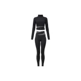 Starburst Black (Coat+Ankle-Length Pants)