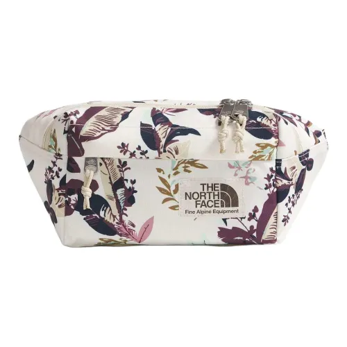 THE NORTH FACE Recycled Nylon Sling Bag Fanny Pack Regular Unisex White Sand Dune Leaf Print