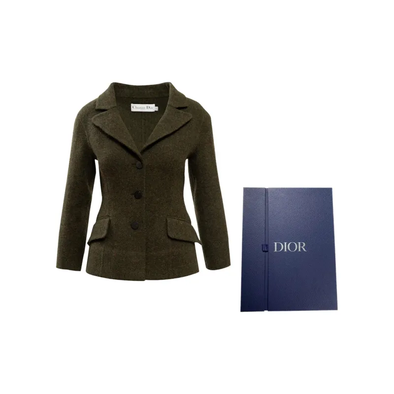 DIOR Jackets Women's Green-2