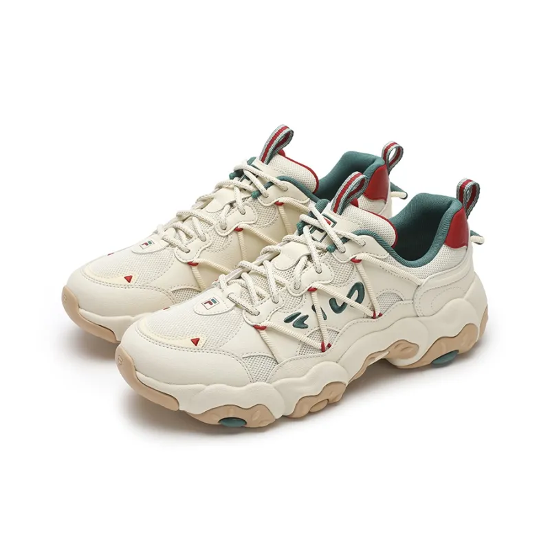 FILA FLUID 6 Slip Resistant Low Top Casual Shoes Men's Cloudy White-1