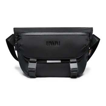 SEPTWOLVES Cudora Fabric Messenger Bag Shoulder Bag QPL Crossbody Bag Regular Unisex Black