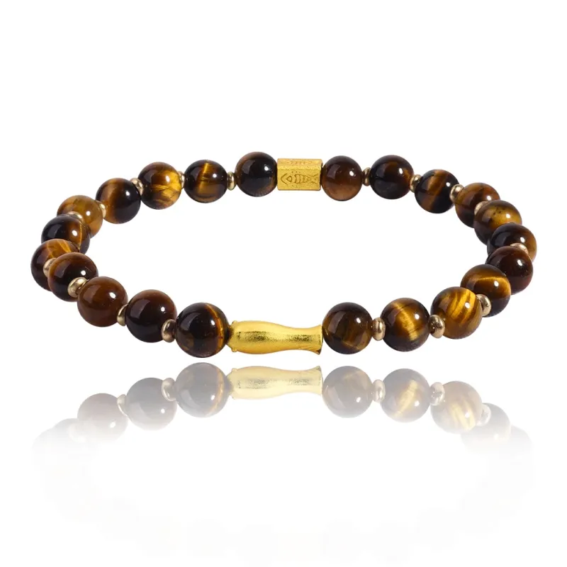 MAGICPOLE Tiger's Eye Stone Bracelets Unisex-3