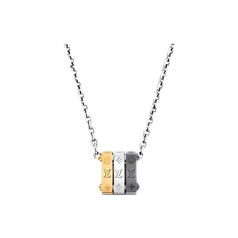 LOUIS VUITTON Monogram Bold Necklace-1