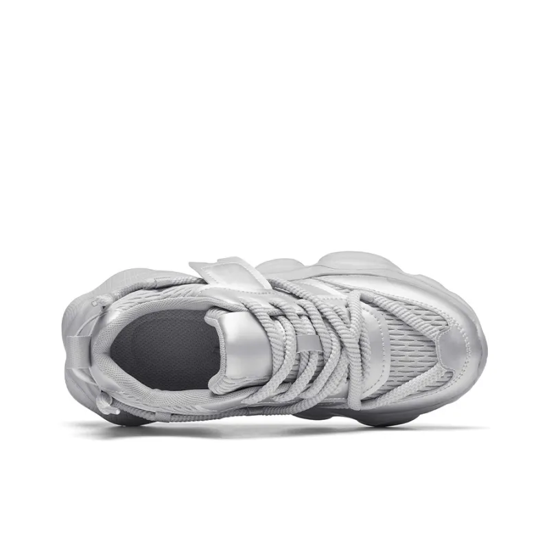 OFFER AITR Anti Slip And Wear Resistant Height Increasing Low Top Chunky Sneakers Men's-16
