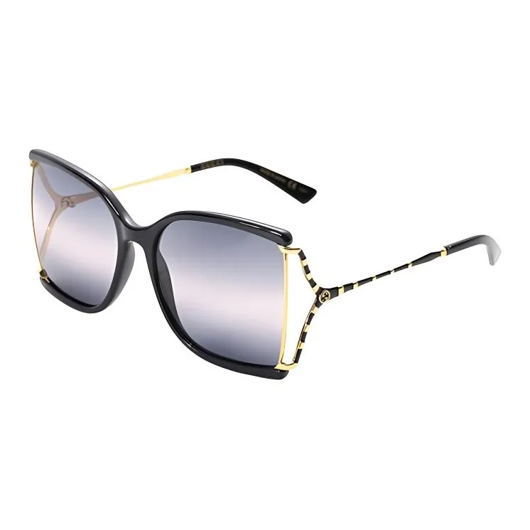 GUCCI Sunglasses Women's Black Gold-0