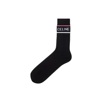 CELINE SS23 Knee-High Socks Men's 1 Pack Black