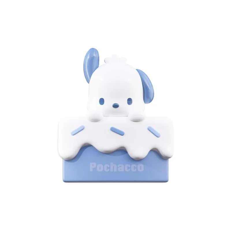 Sanrio Characters Cut Cake Collection Clear Box Ornament Storage Box Chibi Figures-6