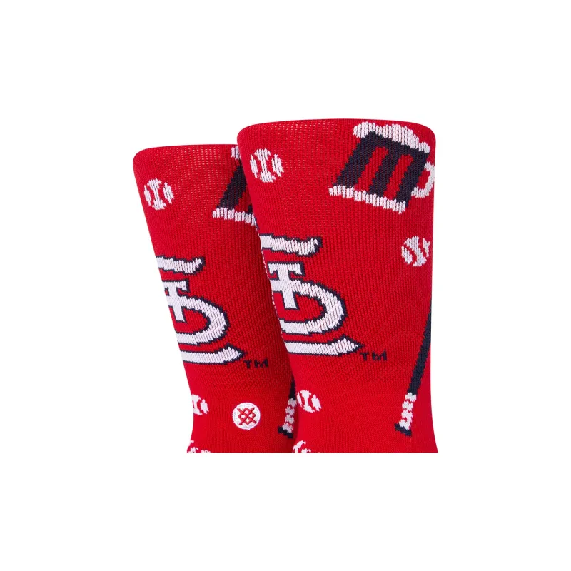 Stance Mid Calf Socks Unisex 1 Pack Red-4