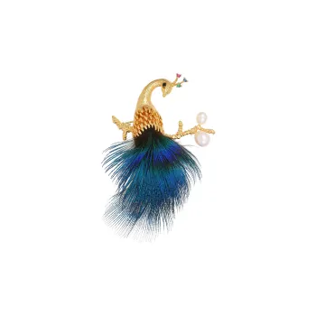 VIOLET Eco Friendly Copper Brooches Women's