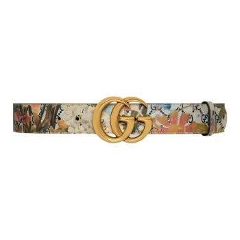 GUCCI Leather Belts Women's Multicolor