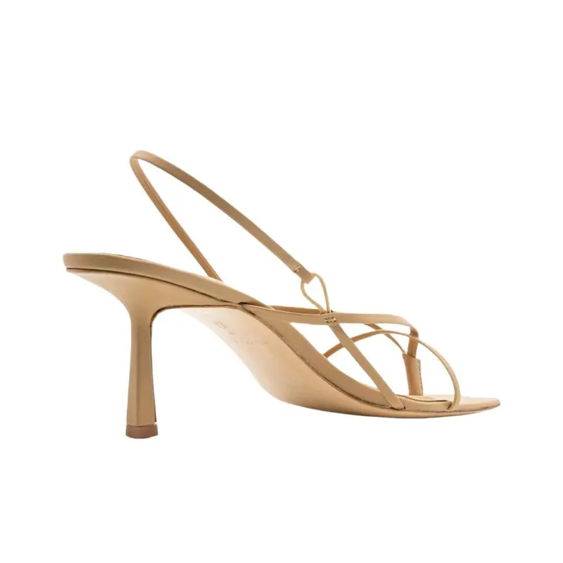 STUDIO AMELIA Strap Sandals 7.5cm Women's Light Brown-3