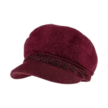Top Melon Rabbit Fur Blend M Hats & Caps Women's