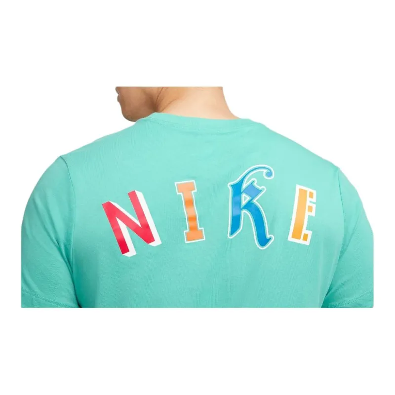 Nike Dri Fit T Shirts Men Turquoise-4
